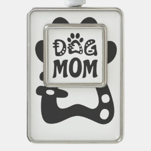 Dog Mum Silver Plated Framed Ornament