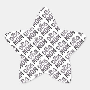 Dog Mum Star Sticker