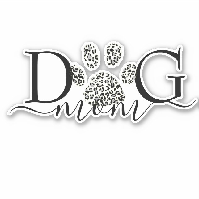 Dog Mum Sticker (Front)