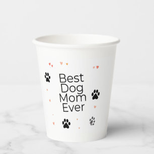 Dog Mum Surrounded by Love & Paws Mug Dog Mug Paper Cups