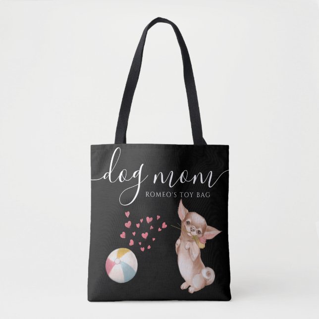 Dog Mum Toy Tote Bag (Front)