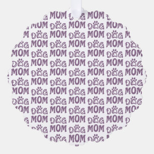 Dog Mum Tree Decoration Card