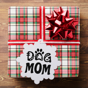 Dog Mum Tree Decoration Card