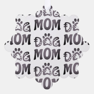 Dog Mum Tree Decoration Card