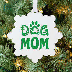 Dog Mum Tree Decoration Card