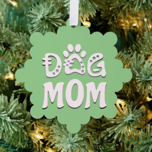 Dog Mum Tree Decoration Card