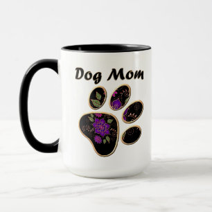 Dog Mum With Paw Mug
