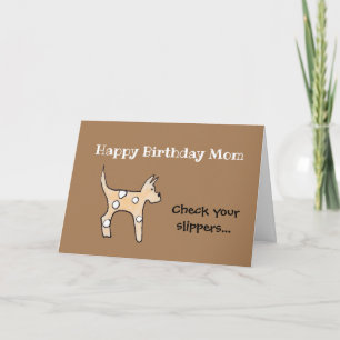 Dog Mum's Birthday Card