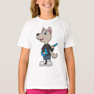 Dog Musician Guitar Music T-Shirt