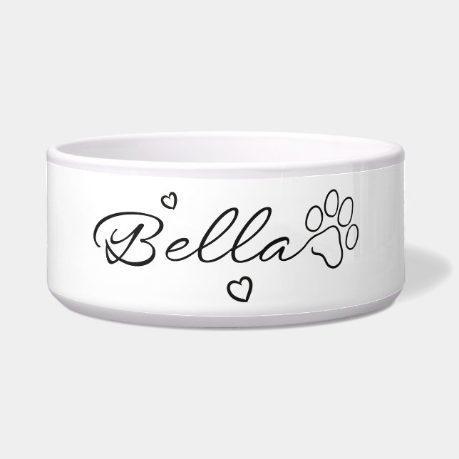 Dog names - Bella Bowl (Front)