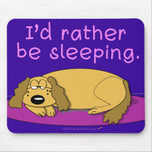 Dog Nap Mousepad (navy)