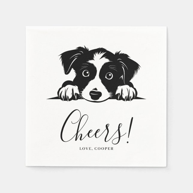 Dog Napkins Wedding (Front)