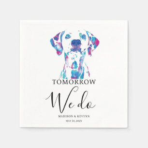 Dog Napkins Wedding 