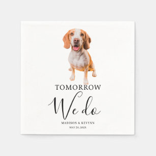 Dog Napkins Wedding 