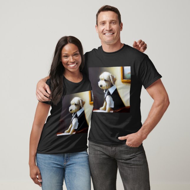 Dog Newspaper Editor T-Shirt (Unisex)