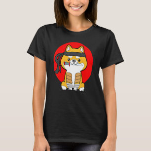Dog Ninja Bushido Ronin Japanese Samurai T-Shirt