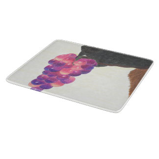 Dog nose and grape cutting board