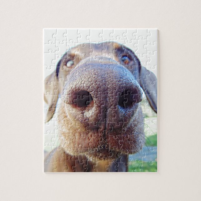 Dog nose closeup jigsaw puzzle (Vertical)