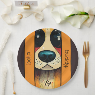 Dog Nose Paper Plate