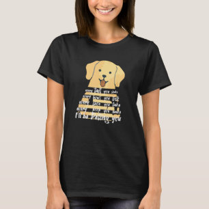 Dog Novelety Cool Sayings Ill Be Peting You T-Shirt