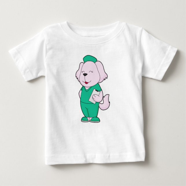 Dog Nurse Baby T-Shirt (Front)