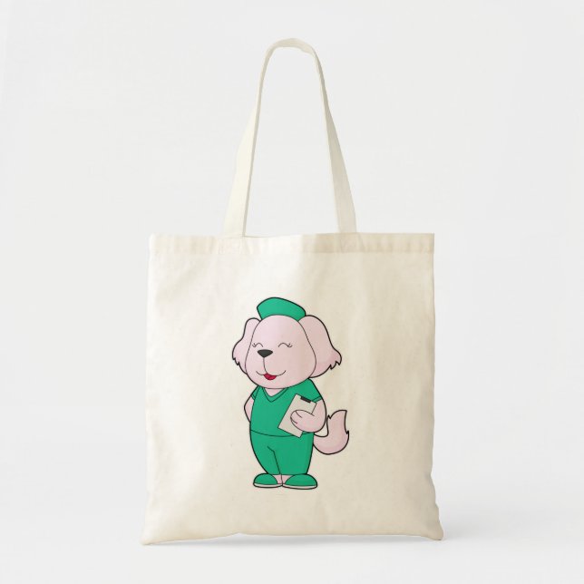 Dog Nurse Tote Bag (Front)