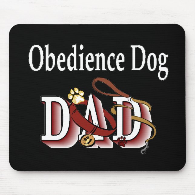 Dog Obedience Dad Mouse Pad (Front)