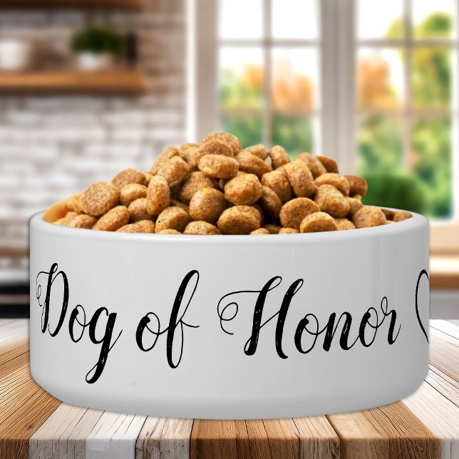 Dog of Honour Personalised Pet Wedding Food (Creator Uploaded)
