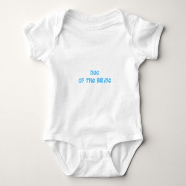 Dog of the Bride Baby Bodysuit (Front)