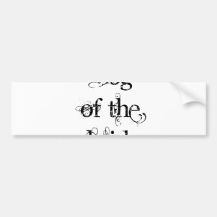 Dog of the Bride Bumper Sticker