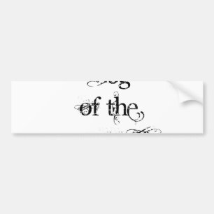 Dog of the Groom Bumper Sticker