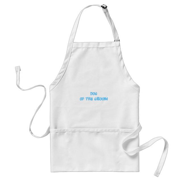 Dog of the Groom Standard Apron (Front)