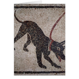 Dog on a leash, from Pompeii