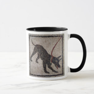 Dog on a leash, from Pompeii Mug