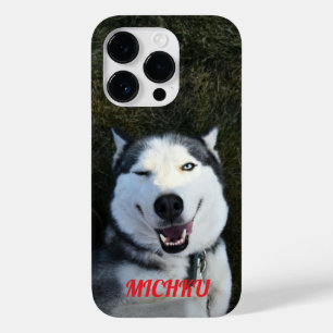 "Dog One Eye Closed MICHKU Case-Mate iPhone 14 Pro Case