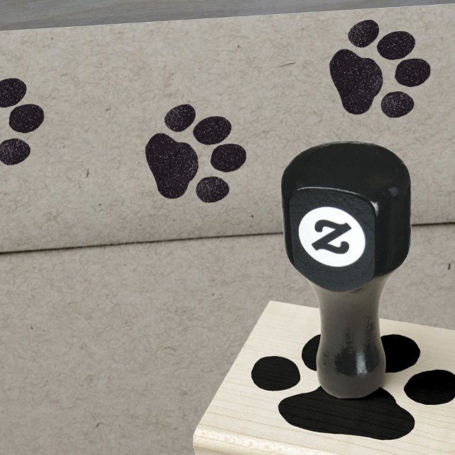 Dog or Cat Paw Print Rubber Stamp (Creator Uploaded)