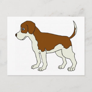 Dog Outline Postcard