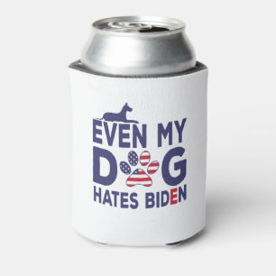 Dog Owner Anti Biden - Even My Dog Hates Biden Gif Can Cooler