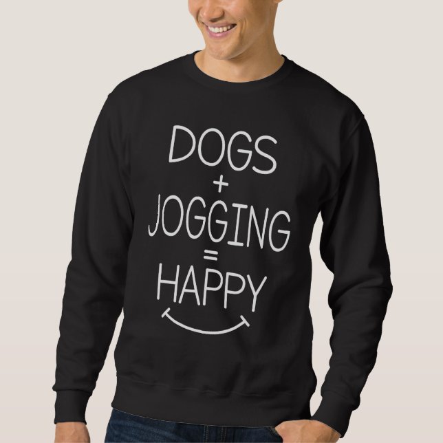Dog Owner   Jogging Running Runner Sweatshirt (Front)