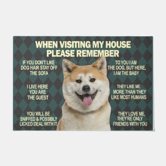 Dog Owner New House Gift, Welcome Dog Front Rugs