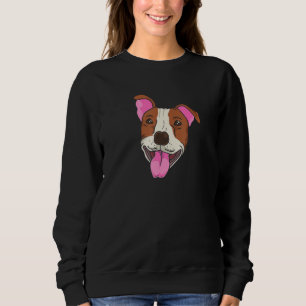 Dog owners saying dogs peace love pitties Pitbulls Sweatshirt