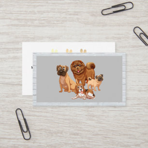 Dog Pack   Trainer   Paws Business Card