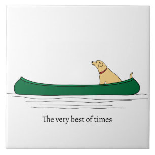 Dog Paddle Memory Ceramic Tile