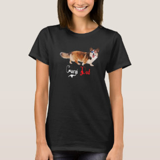 Dog Papa Puppy Dad Corgi T-Shirt