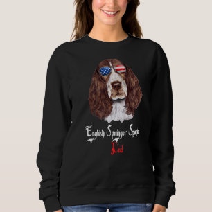 Dog Papa Puppy Dad English Springer Spaniel Sweatshirt
