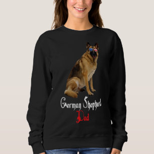 Dog Papa Puppy Dad German Shepherd Sweatshirt