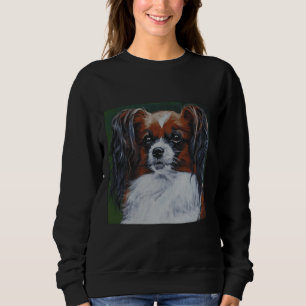 Dog Papillon Design Dog Sweatshirt