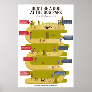Dog Park Etiquette 101 Infographic Poster