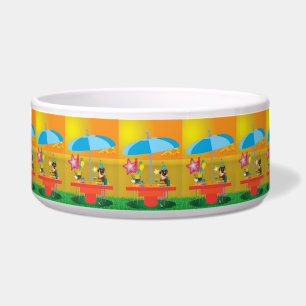 Dog pattern dog bowl - Party for two
