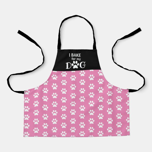Dog Paw | Dog Treat Bakery Apron (Front)